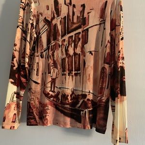 Women’s v-neck jersey top